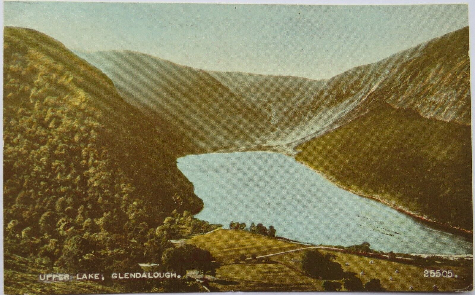 Old Postcard Upper Lake, Glendalough 1959
