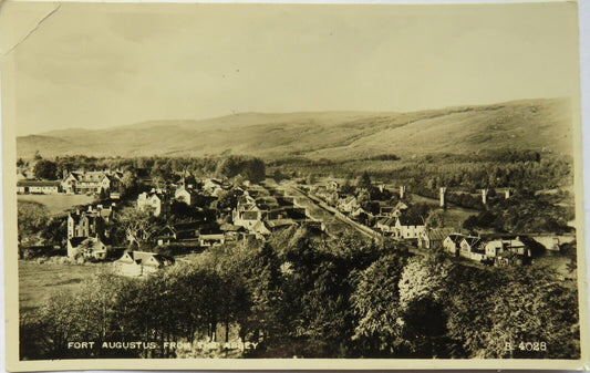 Old Postcard of Fort Augustus From The Abbey