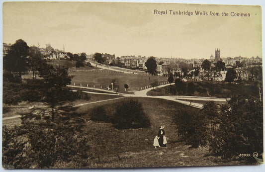 Old Postcard of Royal Tunbridge Wells From The Common