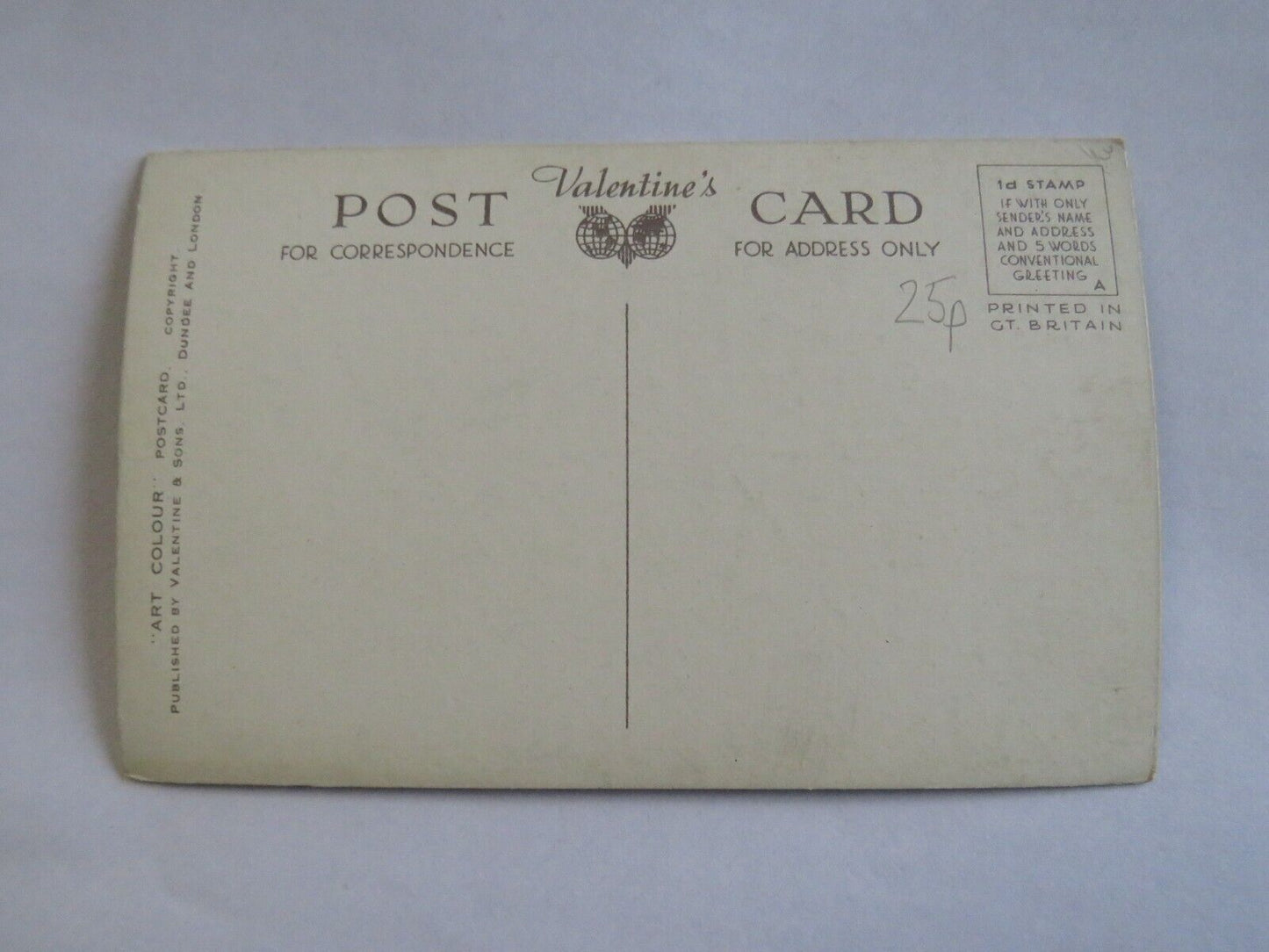 Old Antique Tartan Postcard of Edinburgh Castle and National Gallery- Ref : 1039