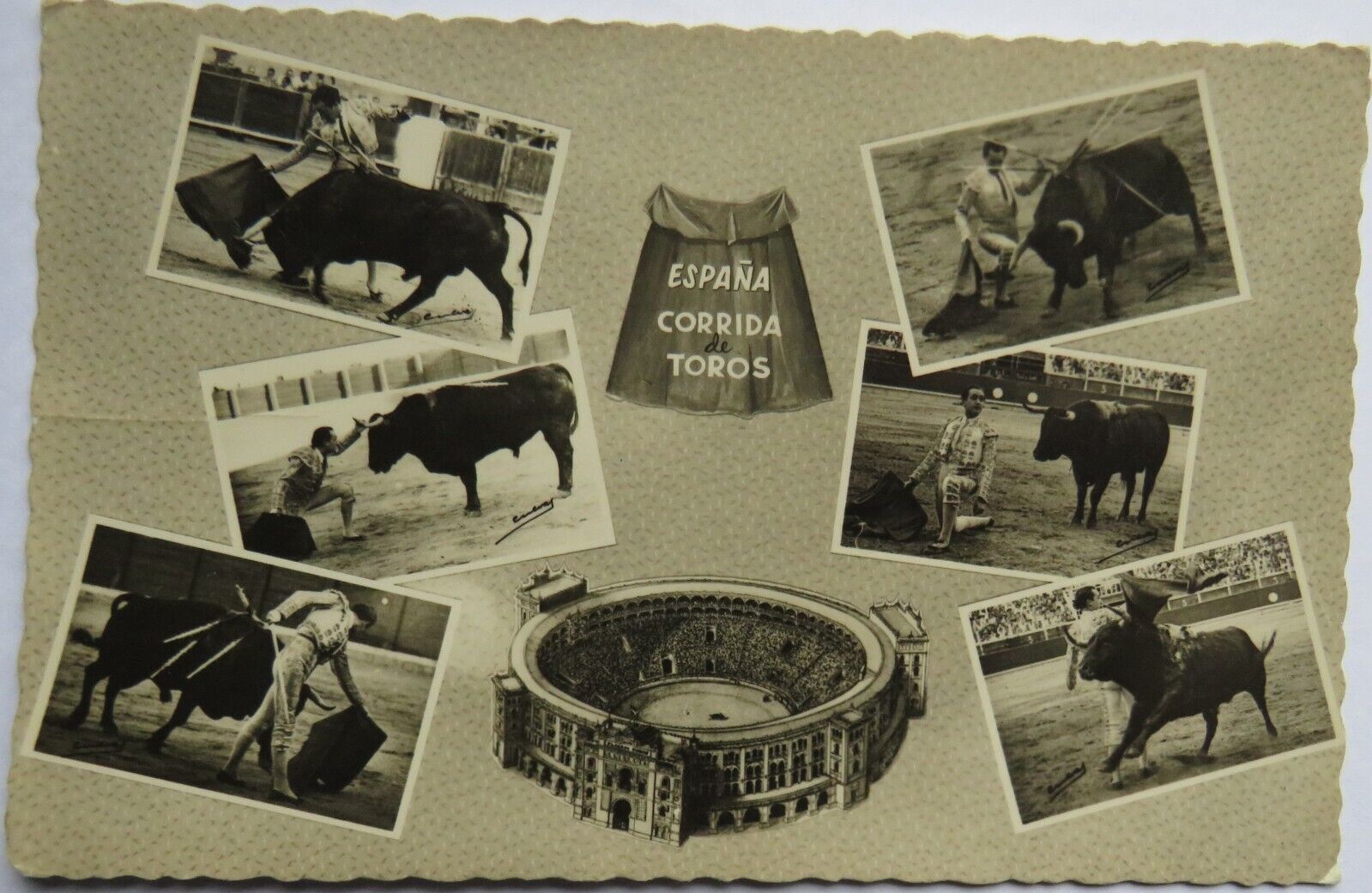 Old Postcard Espana Corrida Toros