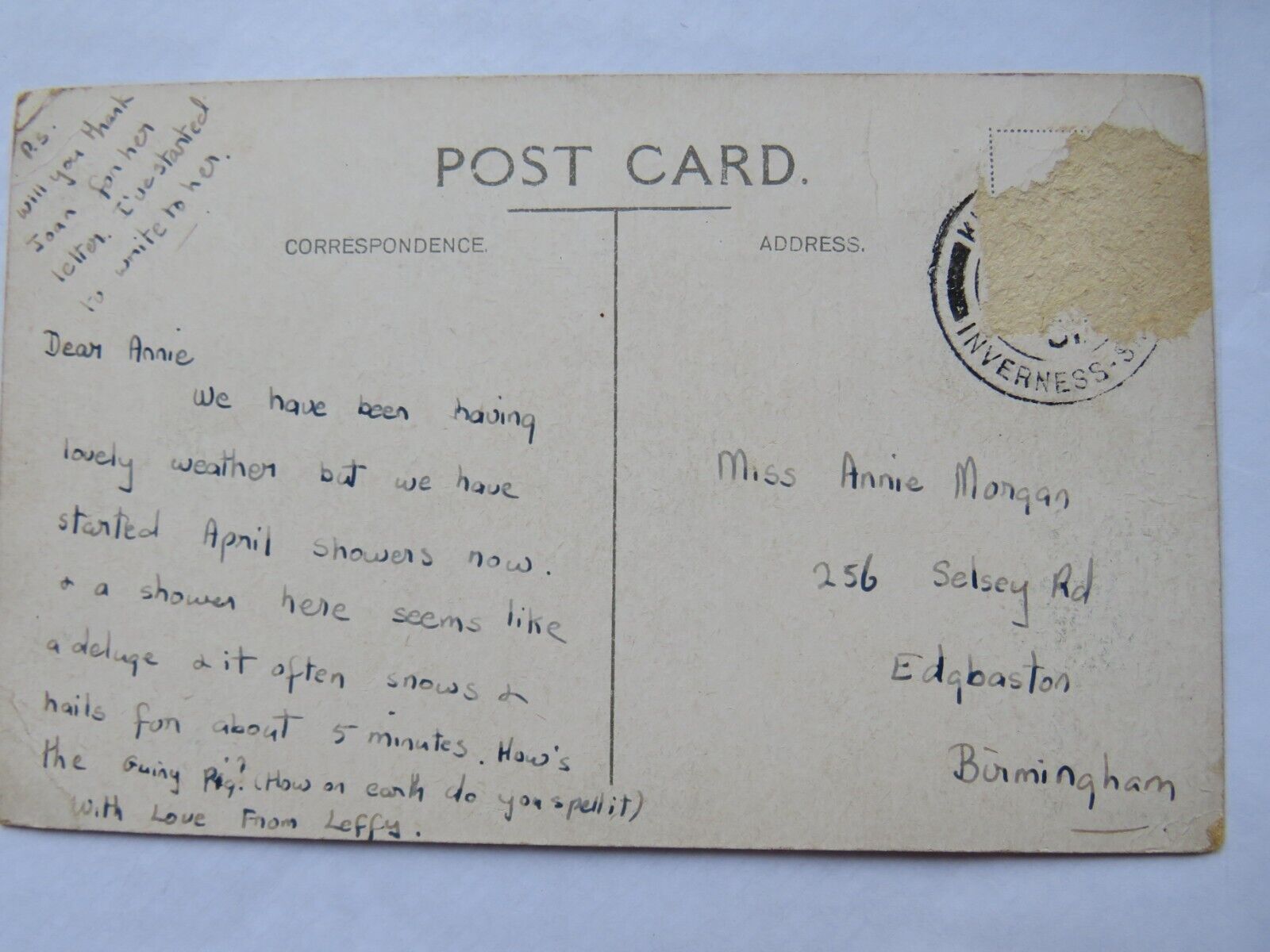 Old Postcard of The Gynach, Kingussie