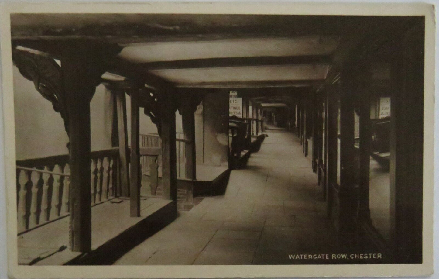 Old Antique Postcard of Watergate Row Chester 1916  - Ref : 1039