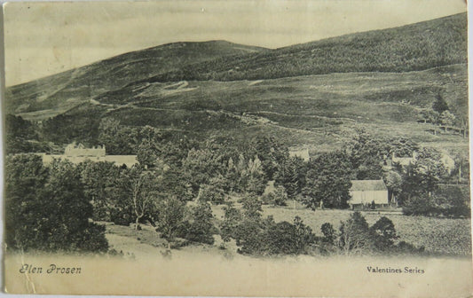 Old Postcard of  Glen Prosen 1904 - Ref : 1003