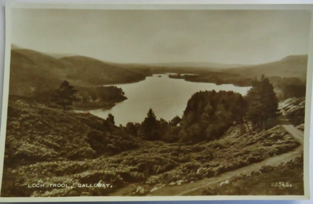 Old Postcard of Loch Trool, Galloway - Ref : 1036