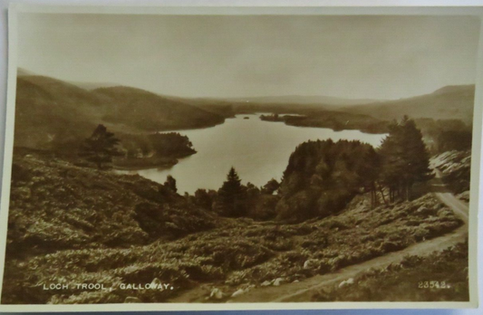 Old Postcard of Loch Trool, Galloway - Ref : 1036