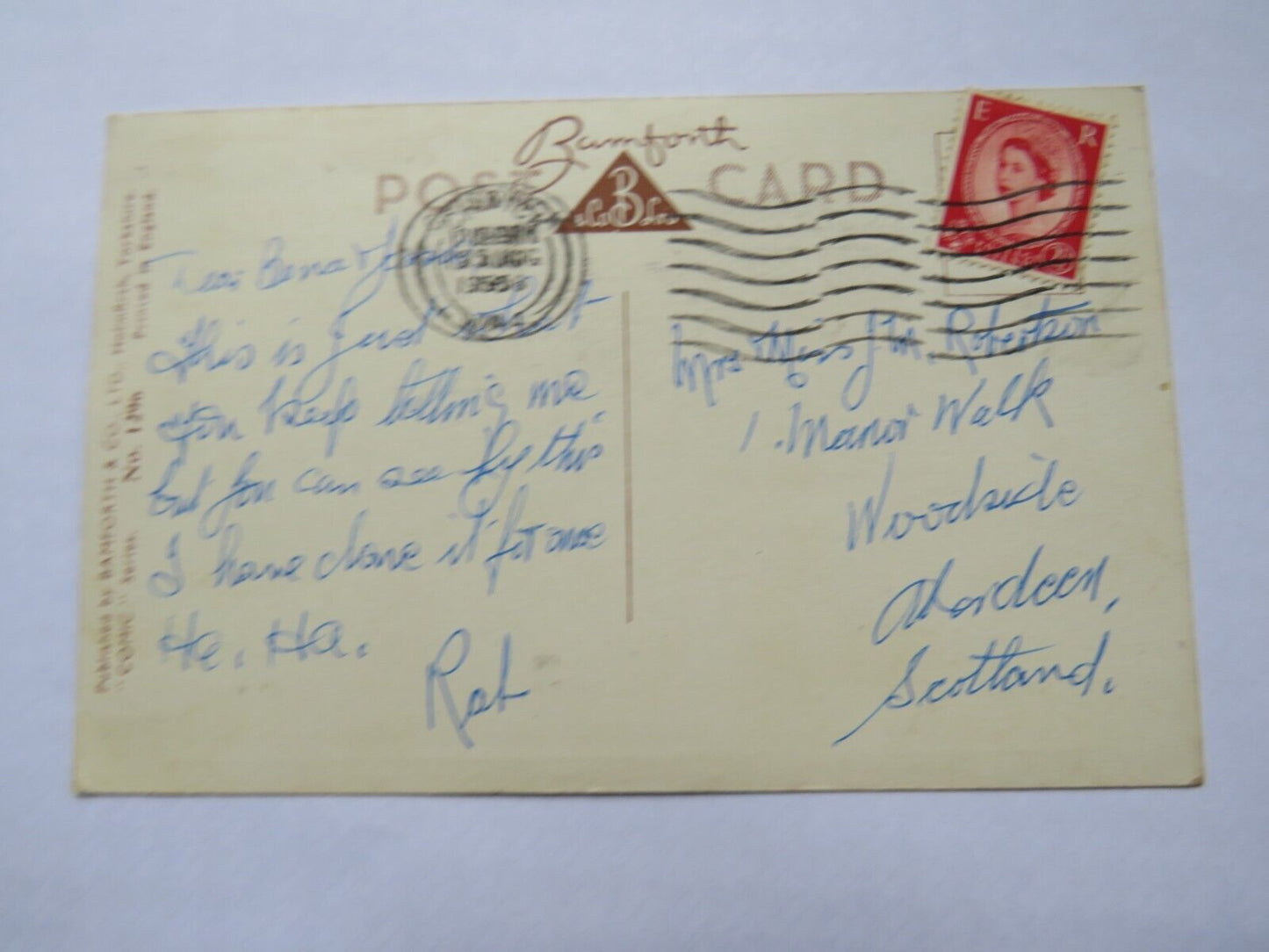 Old Comical Postcard 1955 " Old Jim's Fallen Down The Steps With 12 Pints ..."