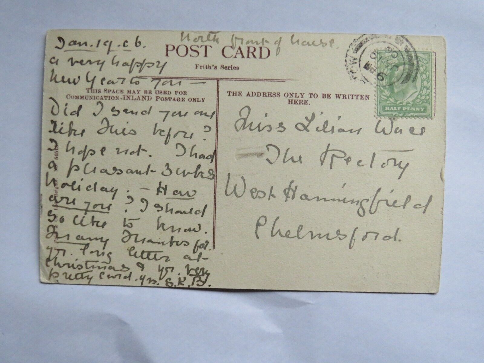 Old Postcard of Mathern Palace, 1906  -  Ref : 1012