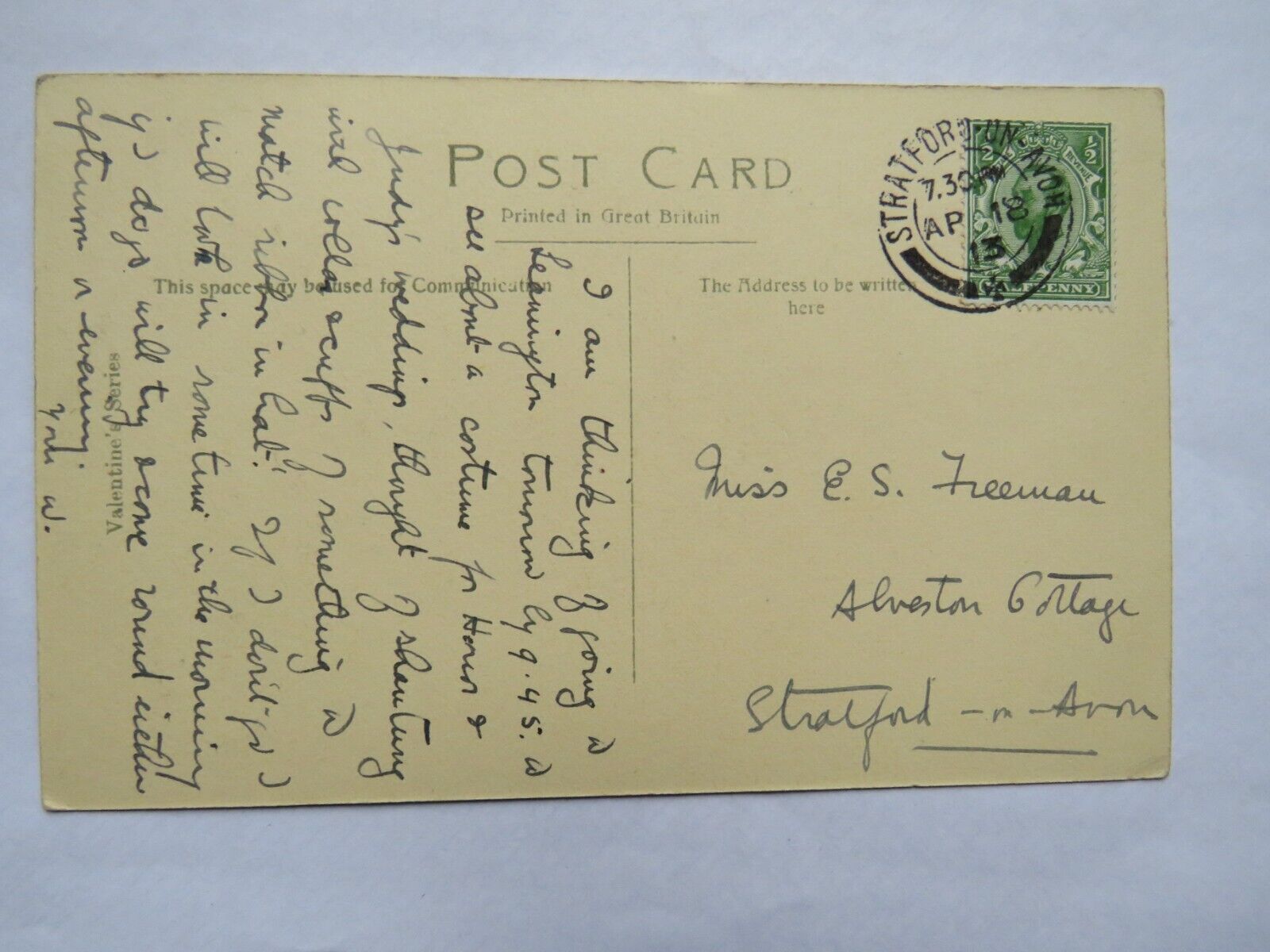 Old Postcard of Eyam Cross 1913
