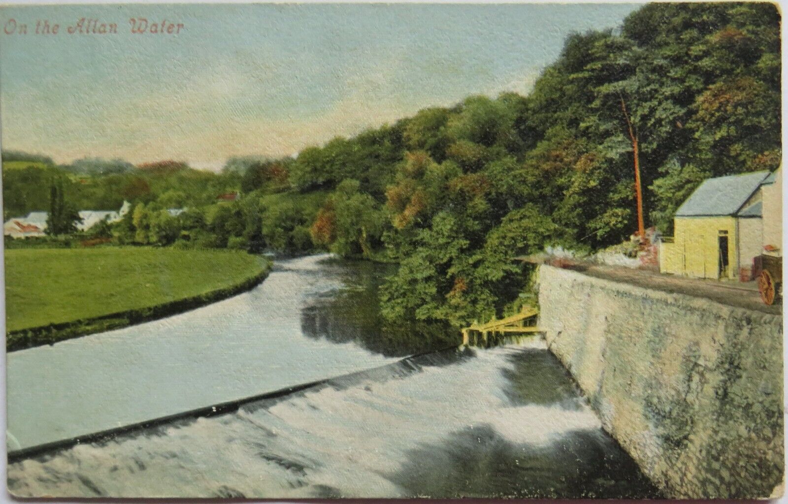 Old Postcard of On The Allan Water - Ref : 1004