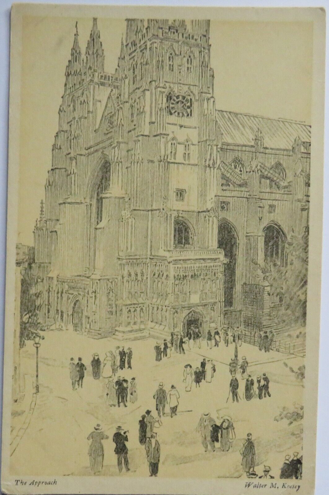Old Postcard of The Approach Canterbury  - Ref : 1036