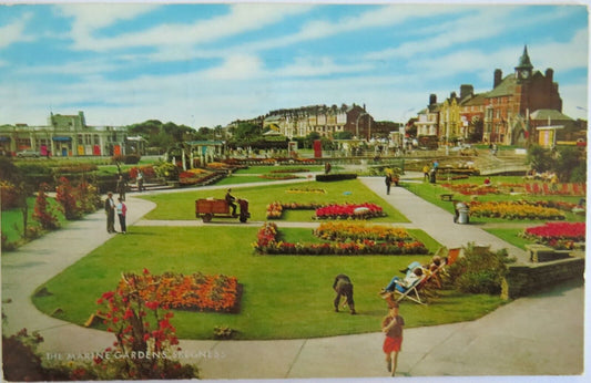 Old Postcard of the Marine Gardens Skegness  - Ref : 1024