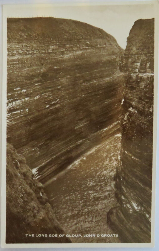 Old Postcard of The Long Goe of Gloup, John O' Groats - Ref : 1016