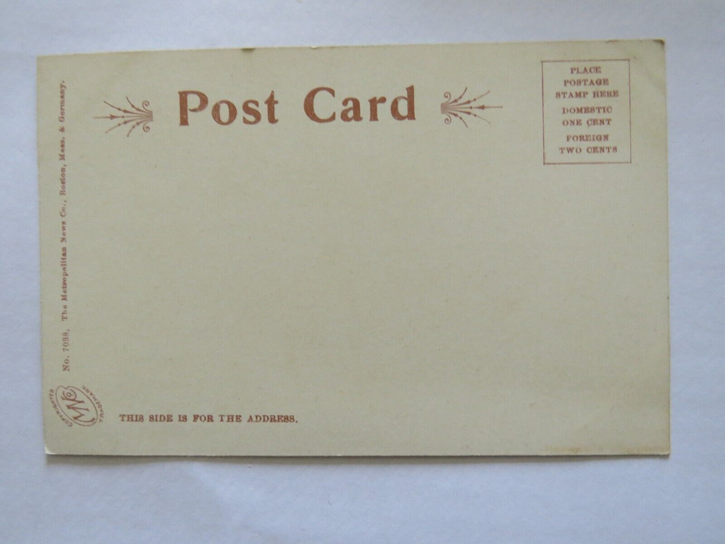 Old Postcard The Elmwood Home of James Russell Lowell Cambridge Mas - Ref : 1008