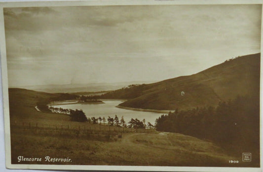 Old Postcard of Glencorse Reservoir 1917 -  Ref : 1013