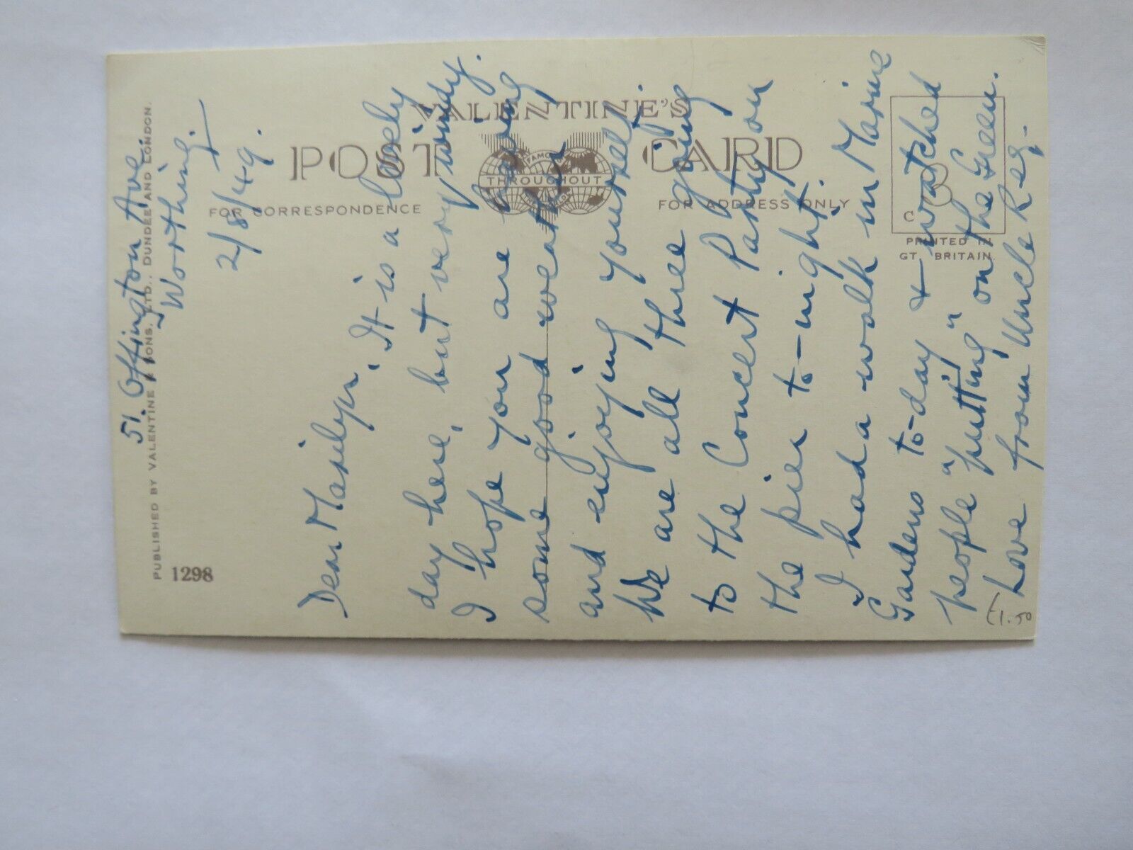 Old Postcard / Card Of Kingfisher by Winsten Austen - Ref : 1008