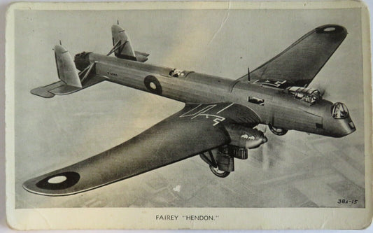Old Postcard Of Fairey "Hendon"  -  Ref : 1014