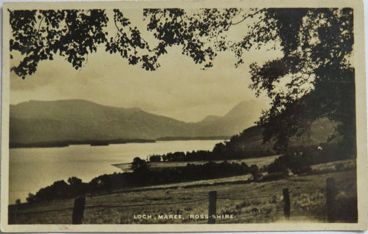 Old Postcard of Loch Maree, Ross-Shire 1928  - Ref : 1010