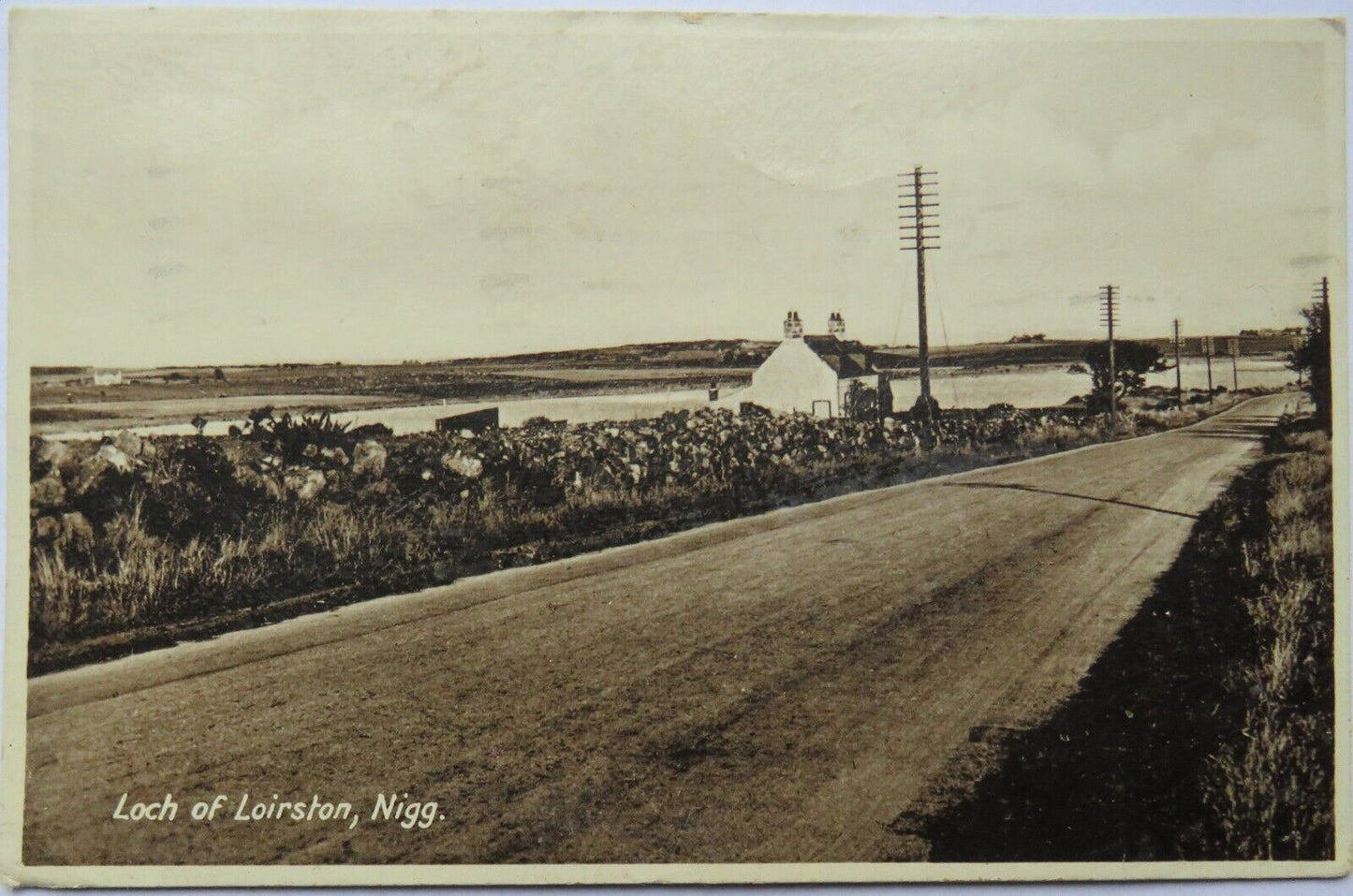 Old Postcard of Loch Of Loirston, Nigg