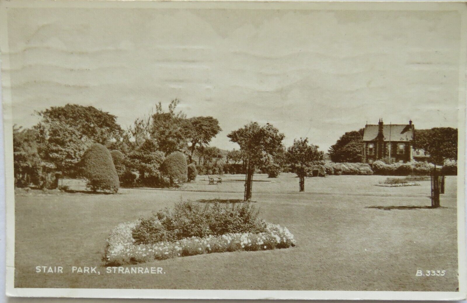 Old Postcard of Stair Park, Stranraer 1953  - Ref : 1008