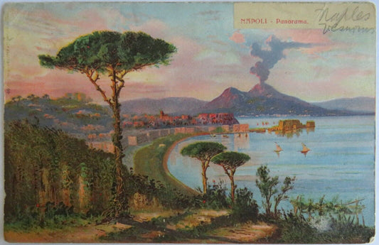 Old Postcard of Napoli - Panorama  - Ref : 1026