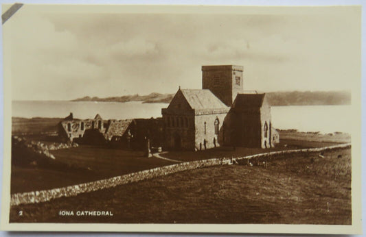 Old Postcard of Iona Cathedral
