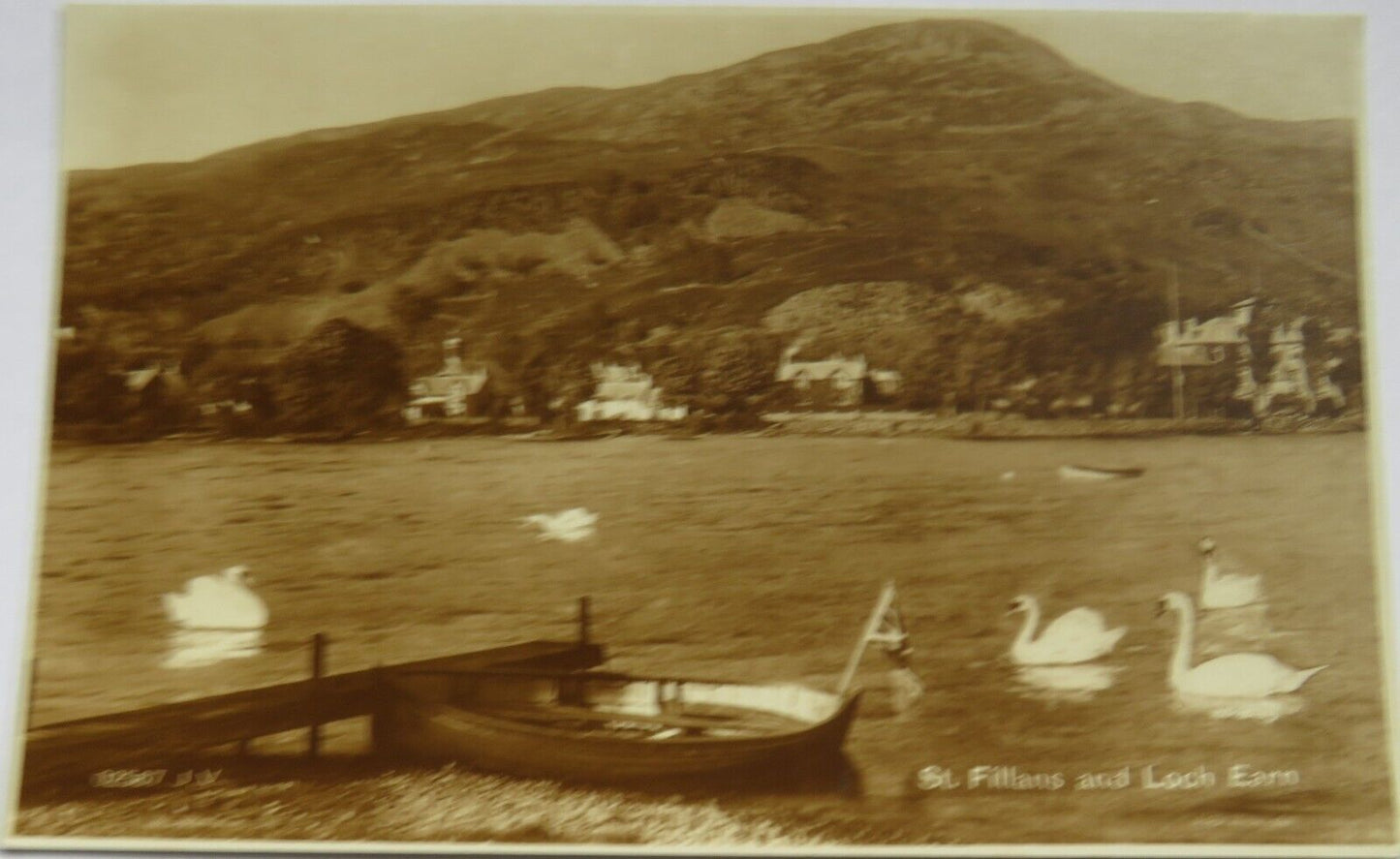 Old Postcard of St.Fillans and Loch Earn