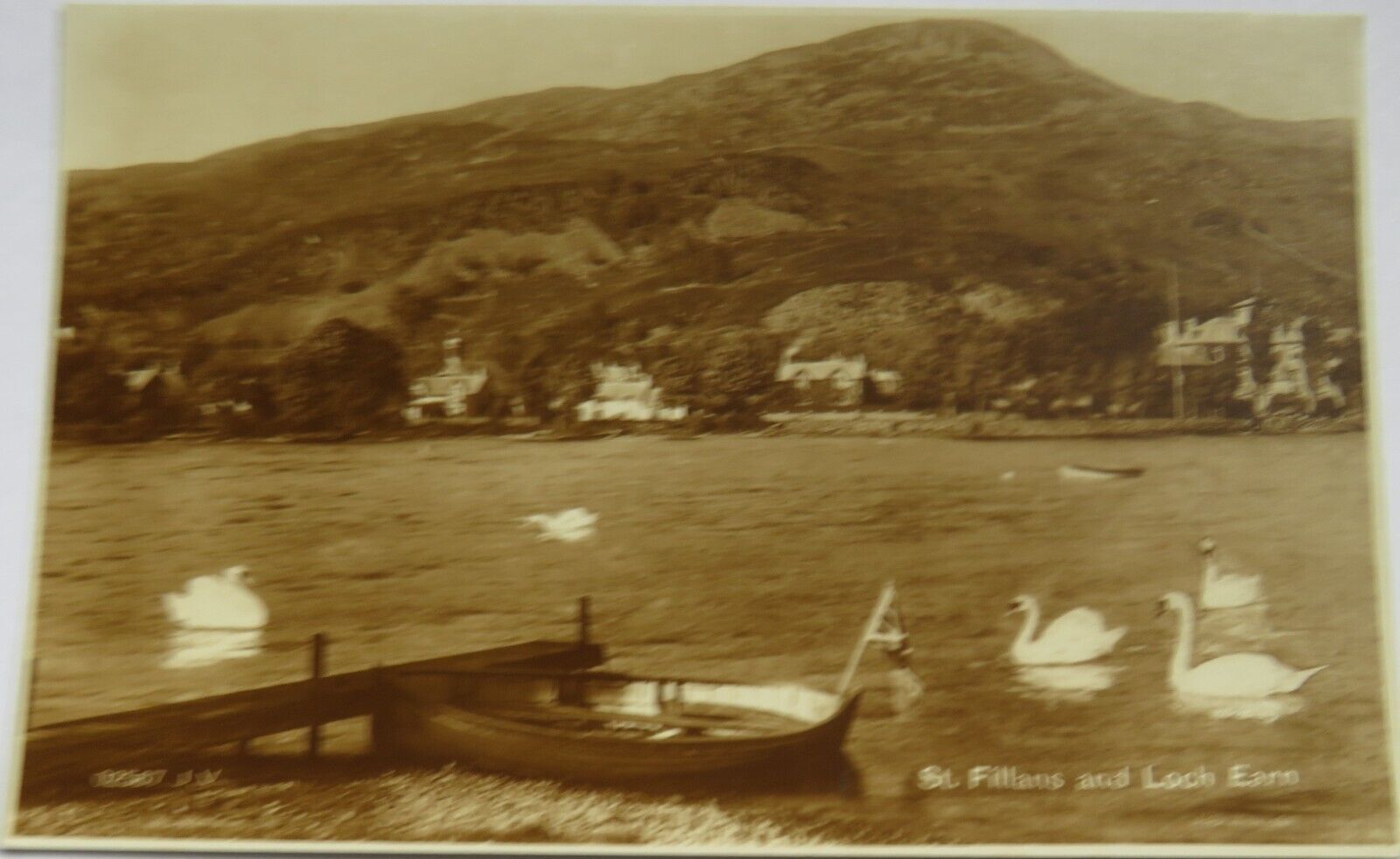 Old Postcard of St.Fillans and Loch Earn