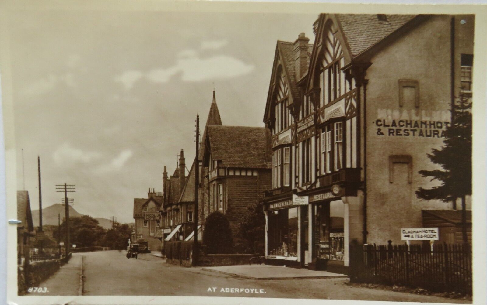 Old Postcard At Aberfoyle  - Ref : 1008