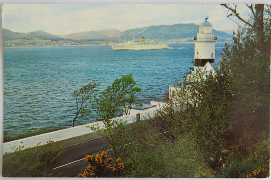 Vintage Postcard of  The Cloch Lighthouse, Firth of Clyde 1969- Ref : 1016