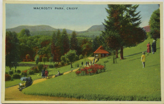 Old Postcard of MacRosty Park, Crieff
