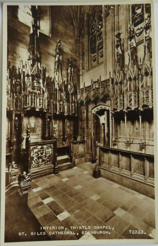 Old Postcard of St. Giles Cathedral, Edinburgh 1963 - Ref : 1041