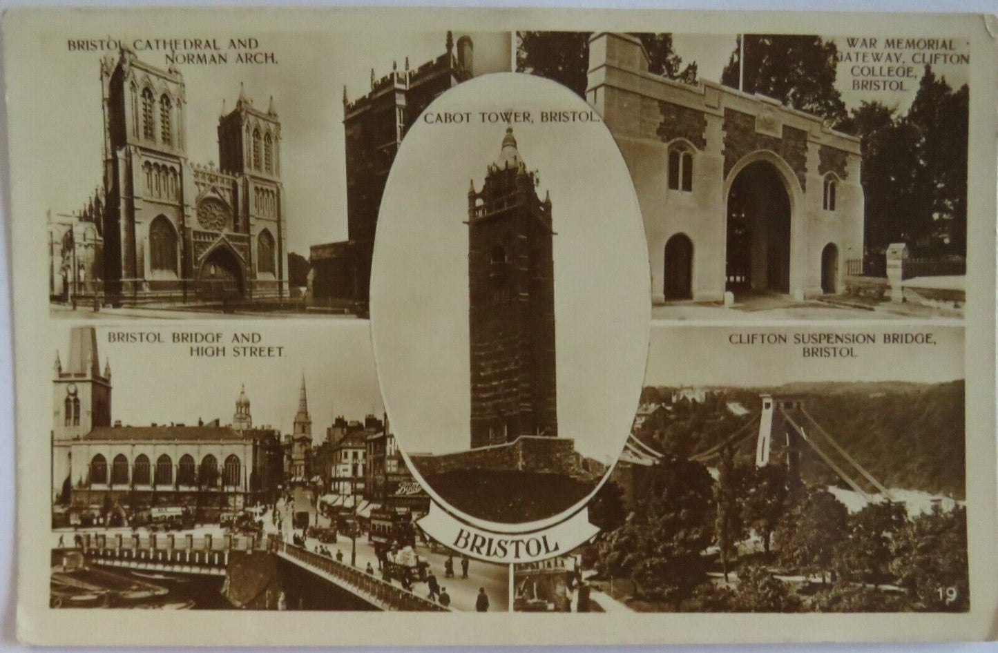 Old Antique Postcard of  Bristol - Ref : 1038