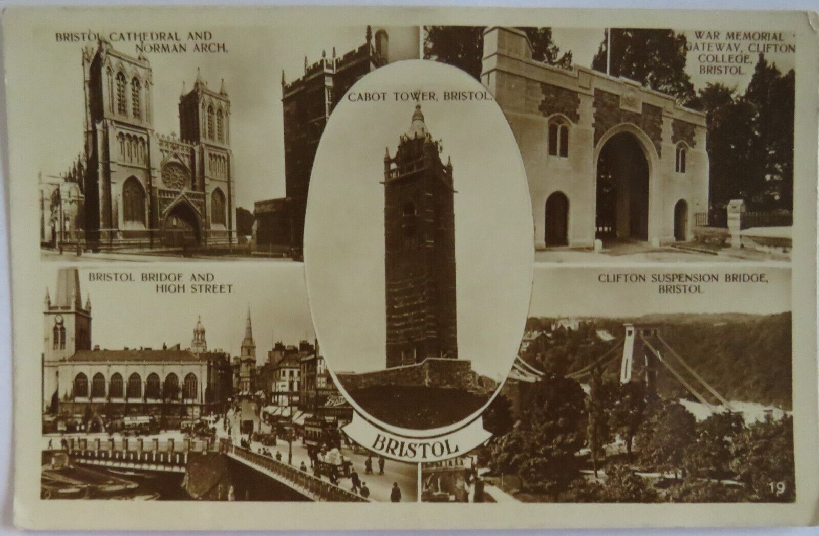 Old Antique Postcard of  Bristol - Ref : 1038