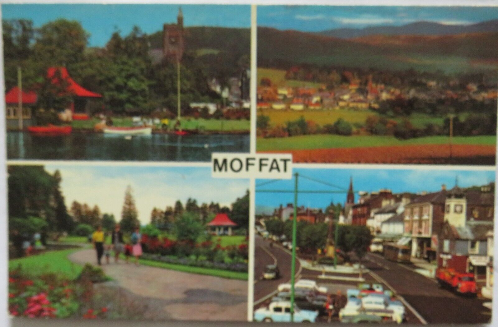 Vintage Postcard of Moffat - Ref : 1006