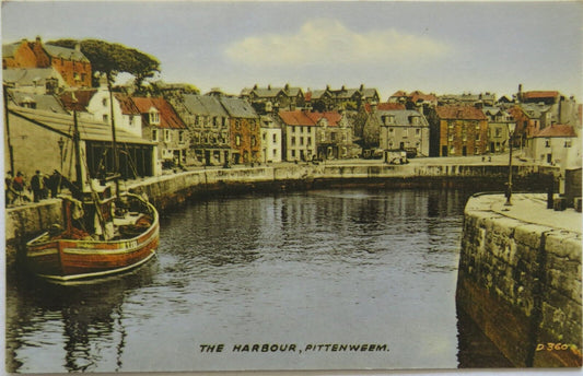 Old Postcard of The Harbour, Pittenweem - Ref : 1008