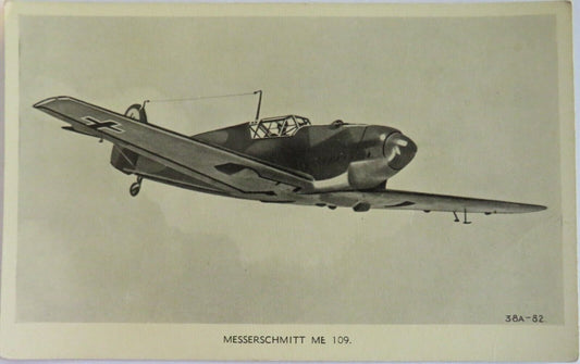 Old Postcard Of Messerschmitt ME 109  - Ref : 1014