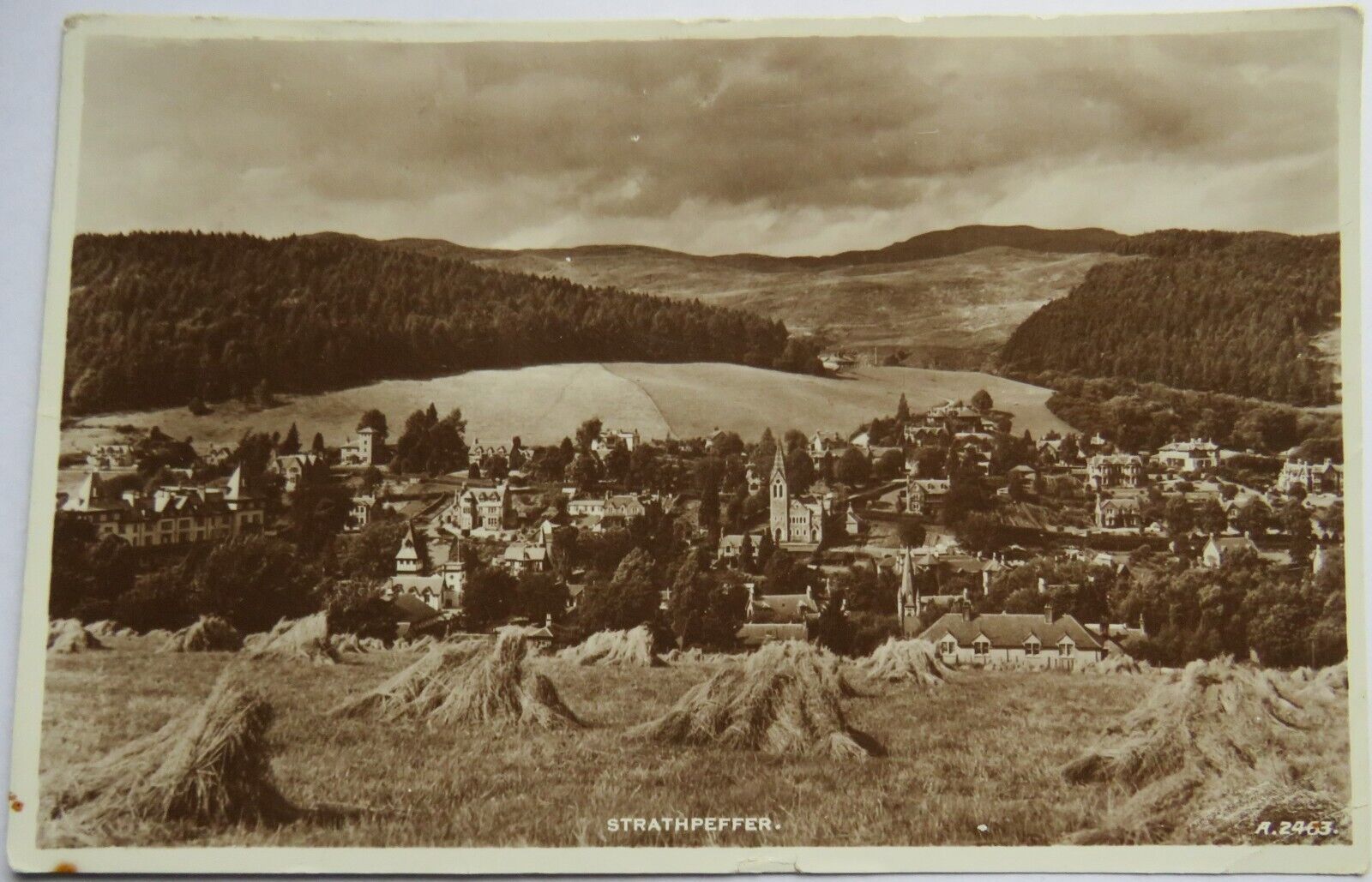 Old Postcard of Strathpeffer, 1951