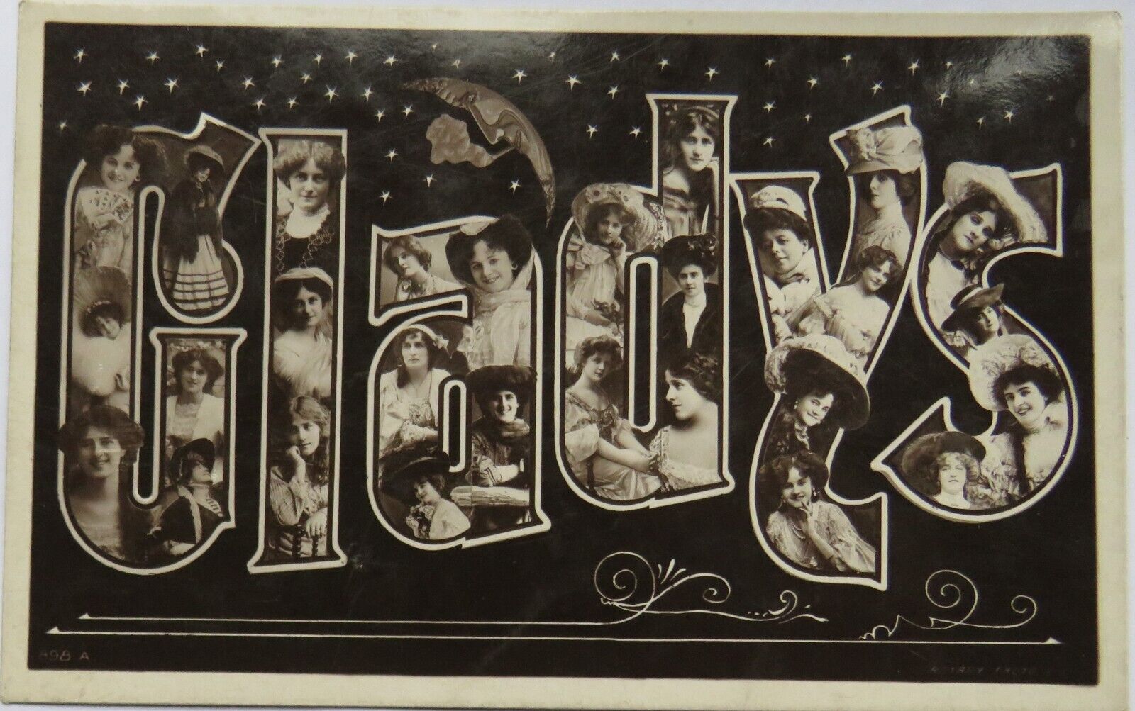 Old  Postcard "Gladys" Rotary Photographic Series