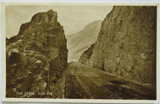 Old Postcard The Gorge, Glen Coe - Ref : 1002