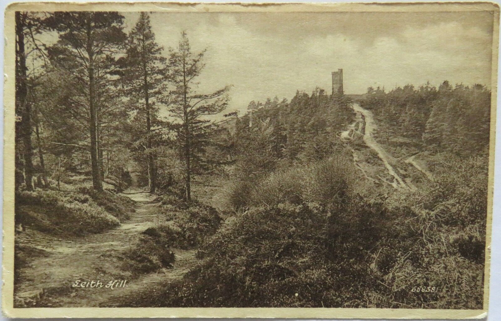 Old Postcard of Leith Hill - Ref : 1009