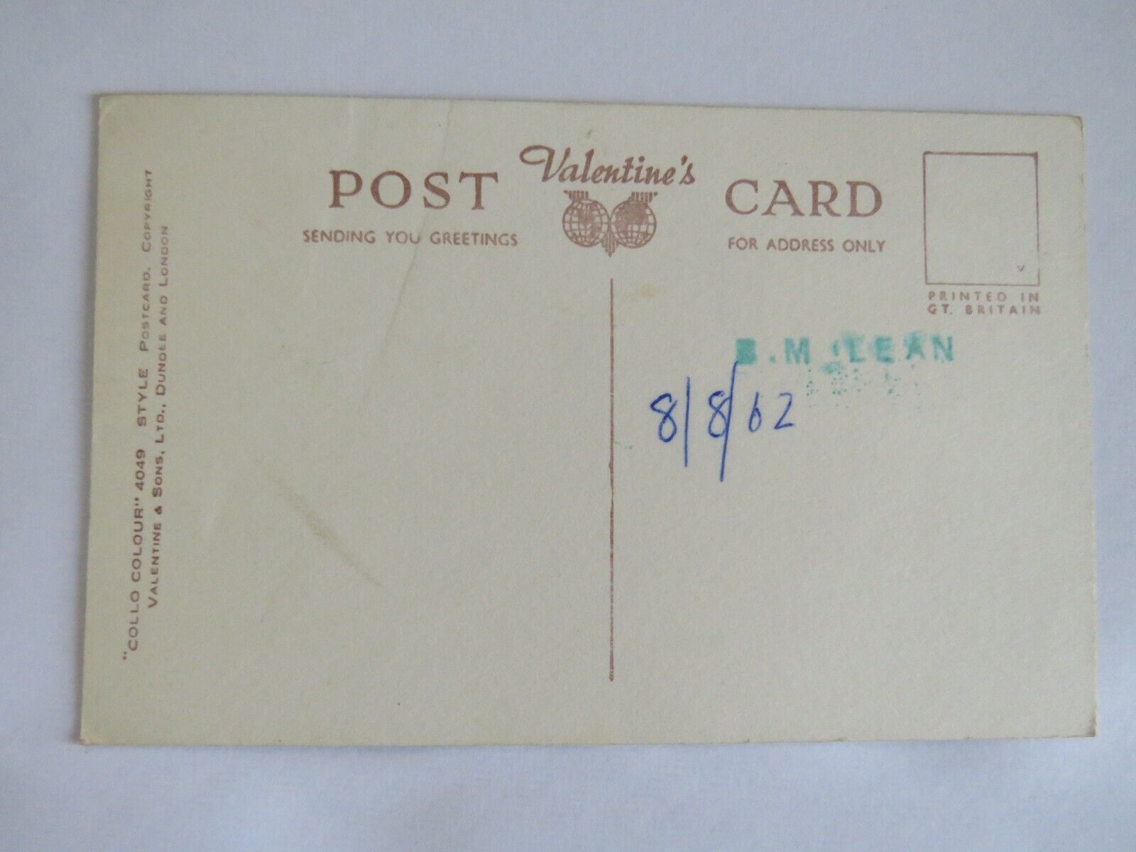Old Postcard Best of Luck From Banchory - Ref : 1022
