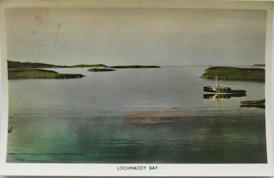Old Postcard of Lochmaddy Bay 1964  - Ref : 1009