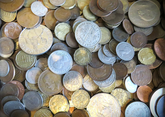 A Good Selection of 250 Old British Pre Decimal Coins