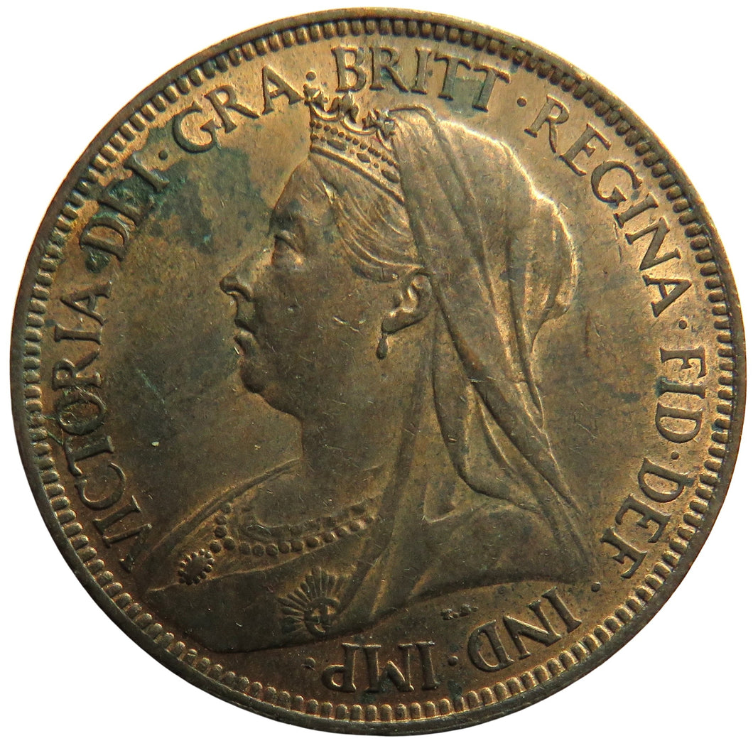 1899 Queen Victoria Halfpenny Coin In High Grade - Great Britain