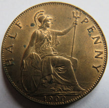 Load image into Gallery viewer, 1900 Queen Victoria Halfpenny Coin In High Grade - Great Britain
