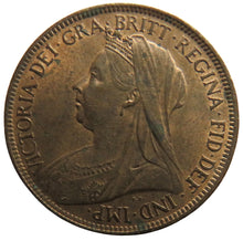 Load image into Gallery viewer, 1900 Queen Victoria Halfpenny Coin In High Grade - Great Britain
