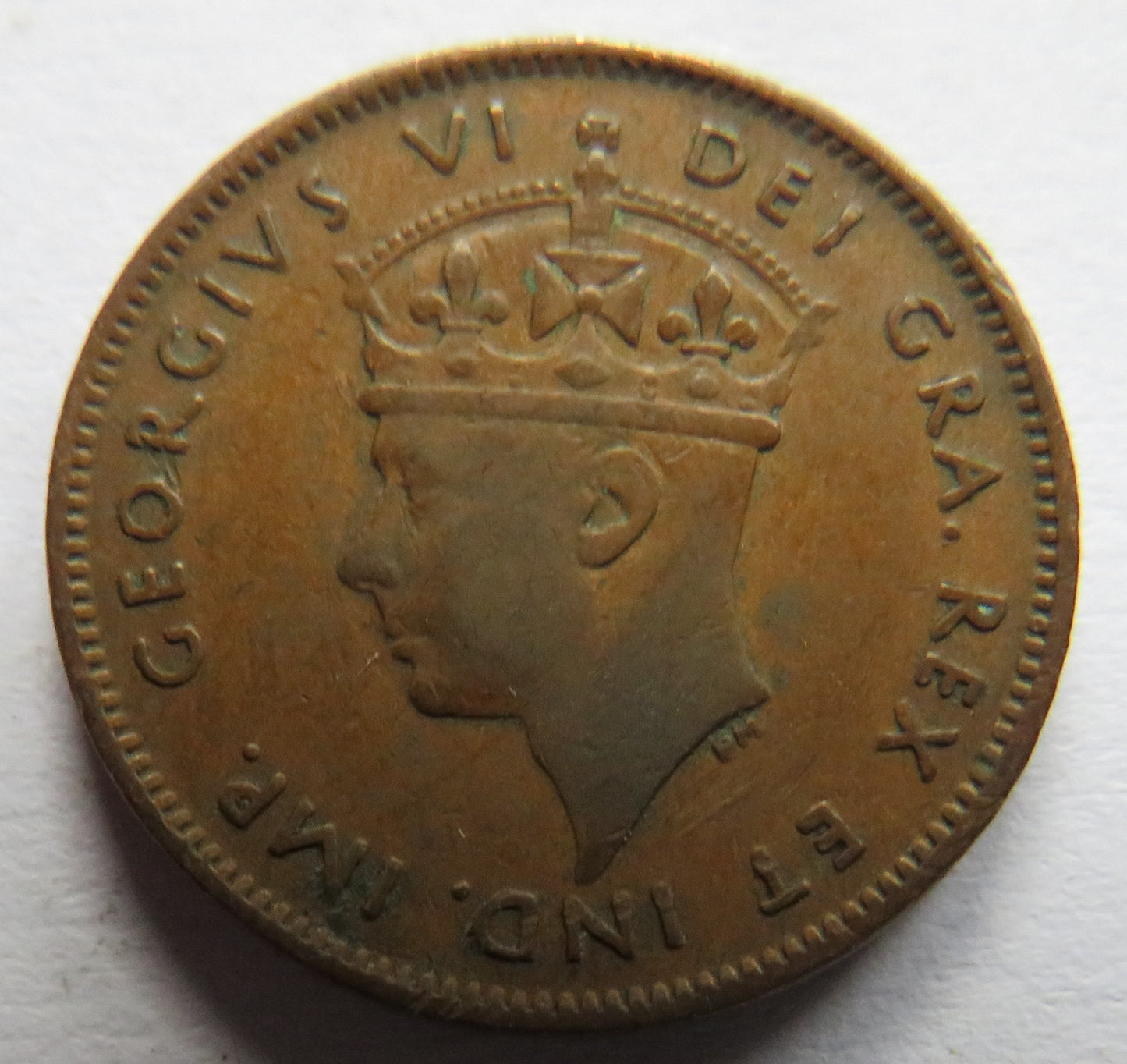 1942 King George VI Newfoundland One Cent Coin