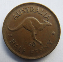 Load image into Gallery viewer, 1950 King George VI Australia Halfpenny Coin
