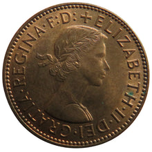 Load image into Gallery viewer, 1959 Queen Elizabeth II Halfpenny Coin In Higher Grade - Great Britain
